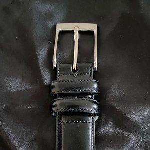 PERRY ELLIS Belt (Black/Solid, Leather)